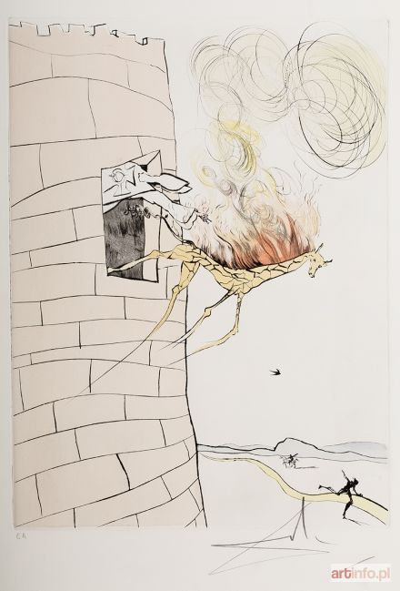 DALI Salvador | Wielki Inkwizytor wygania Zbawcę, z cyklu Po 50 latach surrealizmu, 1974 r.