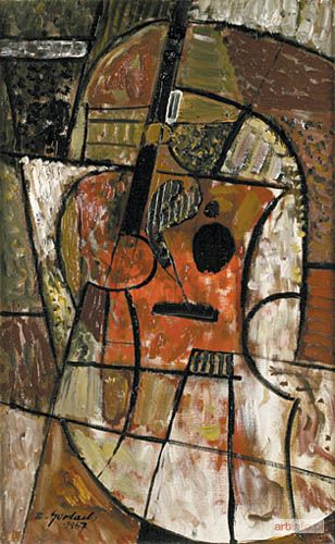 GERLACH Eugeniusz | Kompozycja z gitarą, 1967 r.