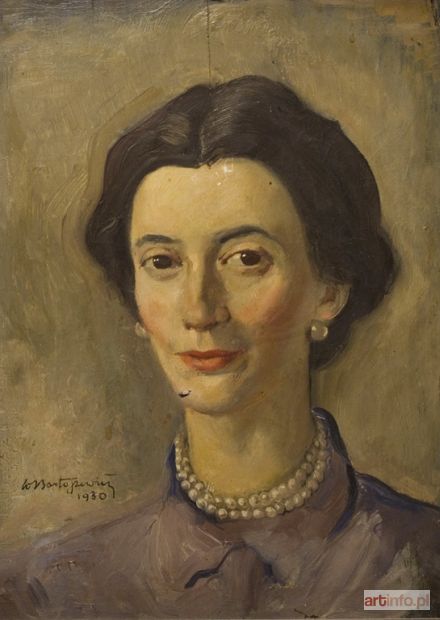 BARTOSZEWICZ Włodzimierz | PORTRET KOBIETY W PERŁACH, 1930