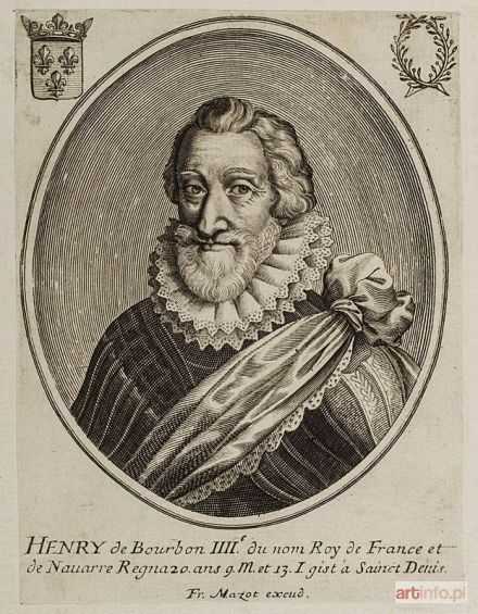 MAZOT François | KRÓL FRANCJI HENRYK IV , ok 1650