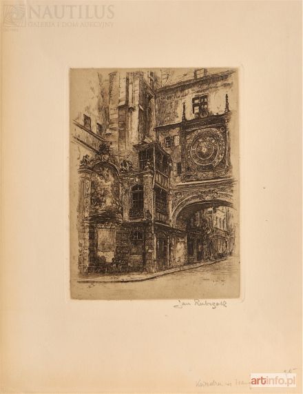 RUBCZAK Jan (Dubczak) | Gros-Horloge [zegar astronomiczny] z Rouen, ok. 1912