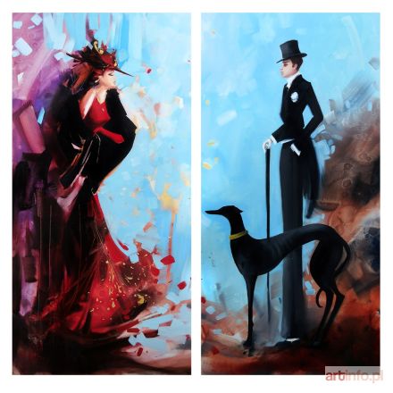 JAŹWIŃSKA Karina | Eleonora & Jakub (dyptyk), 2019