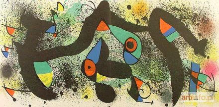 MIRÓ Joan | Kompozycja abstrakcyjna, 1974