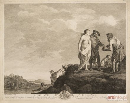 BASAN Pierre-FranÇois | L`Esclave a l`encant [Sprzedaż niewolnicy na aukcji], ok. 1770