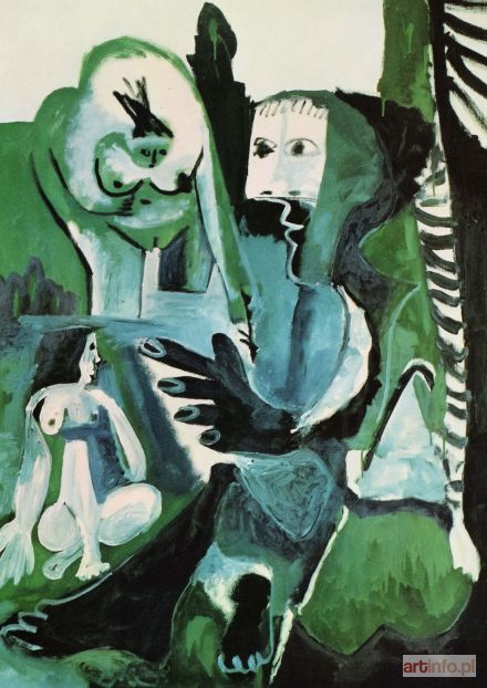 PICASSO Pablo | Z cyklu: Śniadanie na trawie, 1959-61 (wg Édouarda Maneta, 1863)