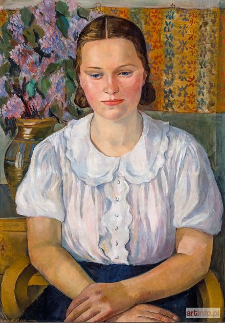 WRÓBLEWSKA Krystyna | Portret kobiety, 1942 r.