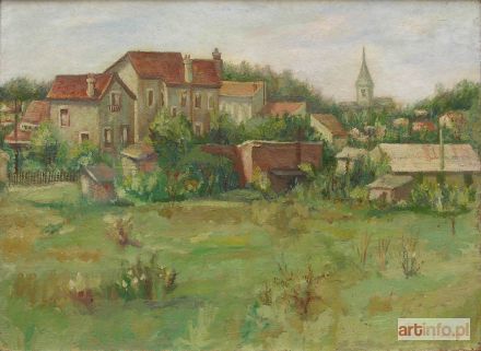 WEISSBERG Leon | Village au clocher (ca.1928)