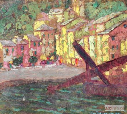 BOHUSZEWICZ Jan | W PORCIE PORTOFINO AL MARE, 1933 r.