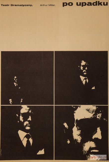 ŚWIERZY Waldemar | Plakat do sztuki PO UPADKU Arthura Millera, 1965