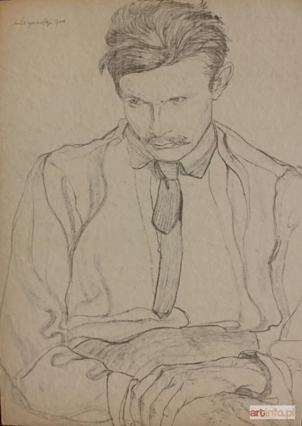 WOJNARSKI Jan | Studium młodego mężczyzny [Portret Pana J.] (z teki Autolitografie, 1909)