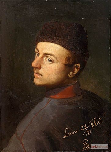 GROTTGER Artur | PORTRET MŁODZIEŃCA (AUTOPORTRET ?), 1860 r.