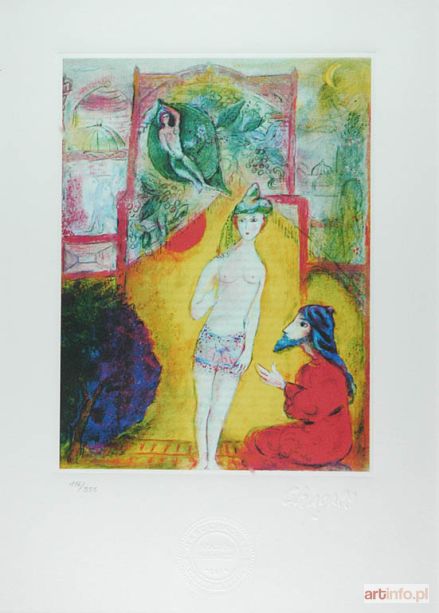 CHAGALL Marc | Scena z cyklu Noce Arabskie I