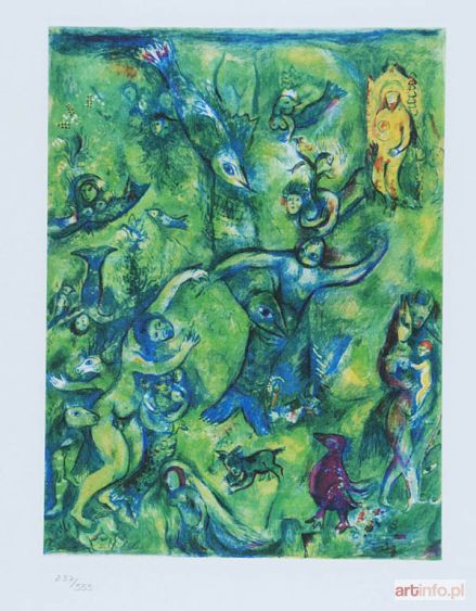 CHAGALL Marc | Scena z cyklu Noce Arabskie IX