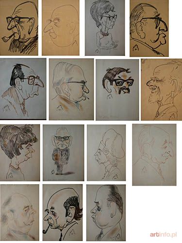 ŻEBROWSKI Julian | 15 karykatur z lat 1975 - 76