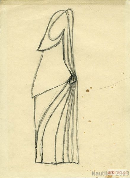 WICIŃSKI Henryk | Figura w draperii, 1934-1935