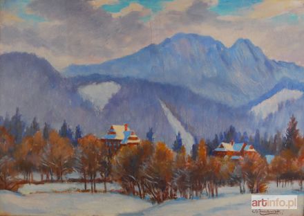 ŻURAWSKI Stanisław | Widok na Giewont w zimie