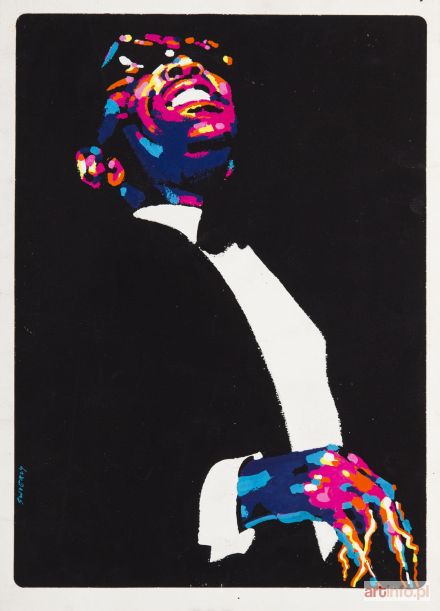 ŚWIERZY Waldemar | Ray Charles, projekt plakatu