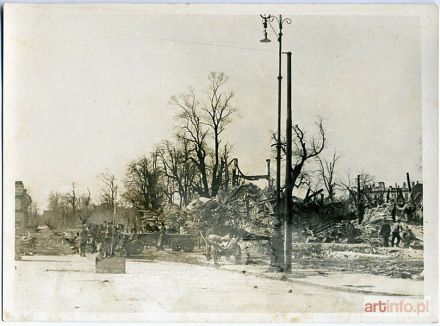 AUTOR nierozpoznany | PLAC SASKI - UPRZĄTANIE GRUZÓW