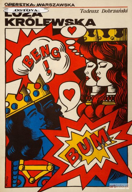 ŚWIERZY Waldemar | Plakat do operetki LOŻA KRÓLEWSKA, 1966