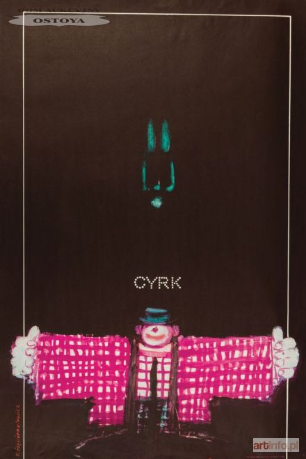 ŻOŁNIERKIEWICZ Tomasz | Plakat CYRK (klaun), 1970