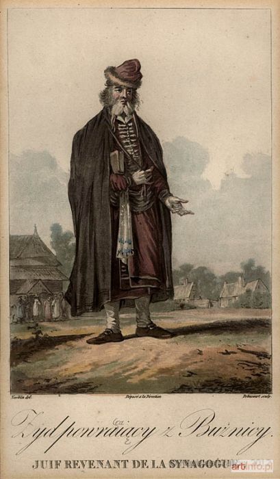 DEBUCOURT Philibert Louis | Żyd powra[ca]iący z bużnicy [sic], 1817