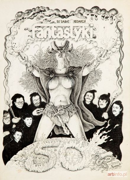 NOWAKOWSKI Andrzej Olaf | 50ty Sabat Redakcji Fantastyki, 1986 r.