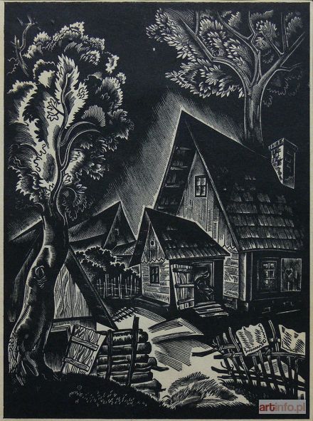 OSTOJA-CHROSTOWSKI Stanisław | Podwórze, 1932 r.