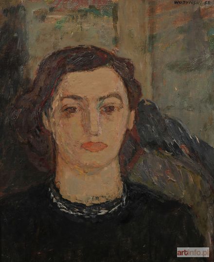 WODYŃSKI Jan | Portret kobiety, 1953 r.