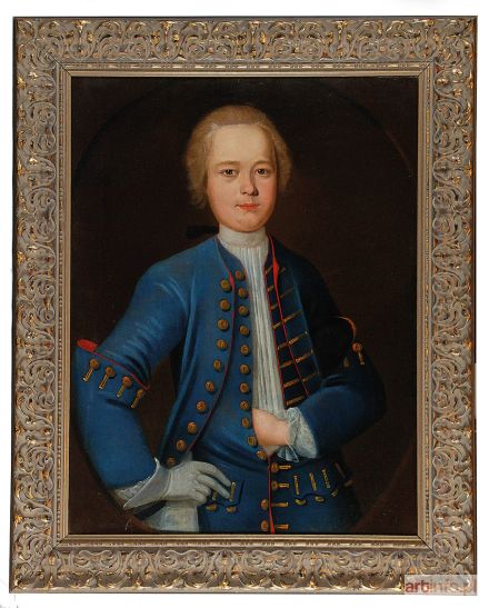 MALARZ nieokreślony, środkowoeuropejski XVIII w. | Portret młodzieńca, ok. 1740-1760