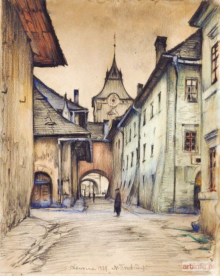 TRZEBIŃSKI Marian | Motyw z Lewoczy, 1927