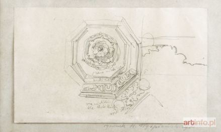 WYSPIAŃSKI Stanisław | Rozeta - szkic kasetonu stropowego