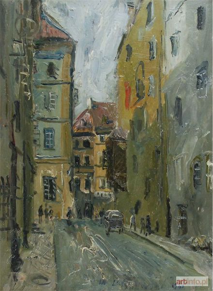 ZAKRZEWSKI Włodzimierz | Cicha uliczka, 1963