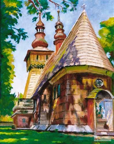 ŻURAWSKI Stanisław | Widok kościoła w Tokarni