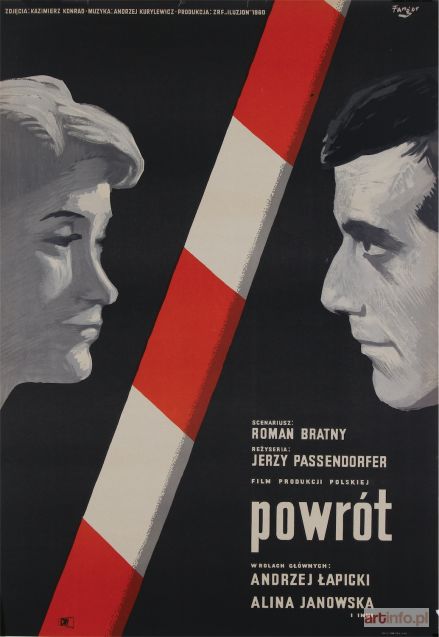 FANGOR Wojciech | Plakat filmowy Powrót, 1960