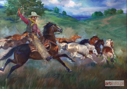 KOSSAK Jerzy | Na prerii, 1941