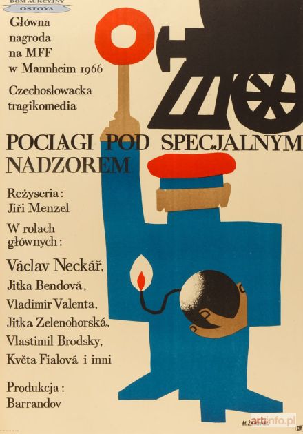 ŻBIKOWSKI Maciej | POCIĄGI POD SPECJALNYM NADZOREM, 1967