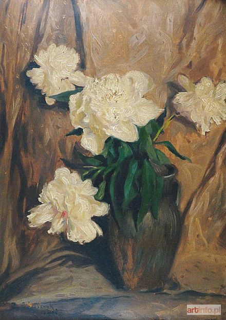 JÓZEFCZYK Zygmunt | Peonie w wazonie