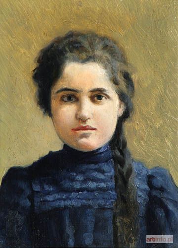 OLPIŃSKI Jan Kazimierz | PORTRET DZIEWCZYNY, 1901