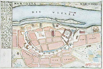 BODENEHR Gabriel | PLAN WARSZAWY, 1739