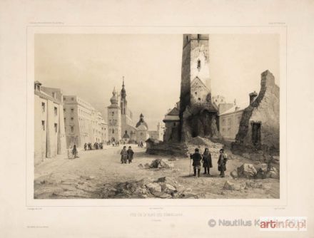 LAUVERGNE Barthelemy de | Kraków. Plac Dominikański, 1840