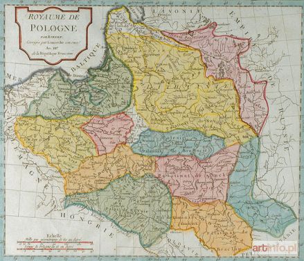 VAUGONDY DE ROBERT Didier | Mapa Polski