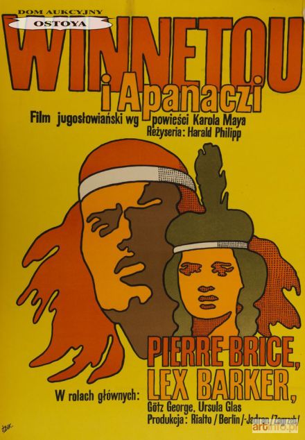 ŻBIKOWSKI Maciej | Plakat do filmu WINNETOU I APANACZI, 1966