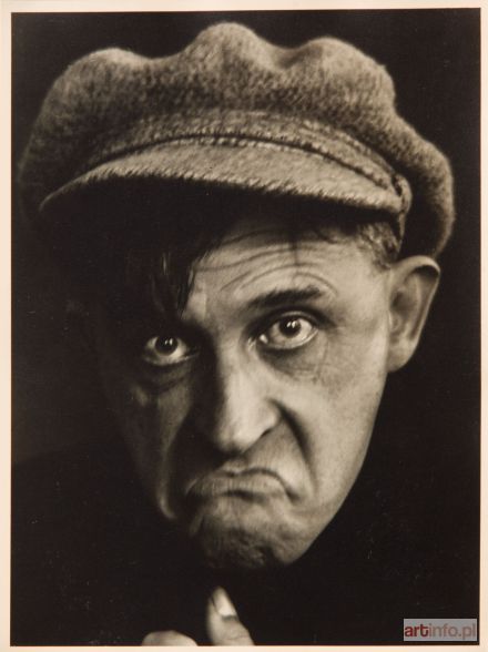 WITKACY - WITKIEWICZ Stanisław Ignacy | Self-portrait, from the series 'Faces', the 1930s