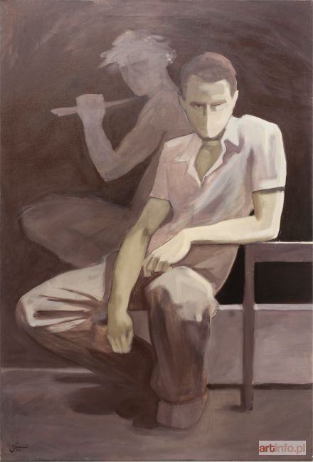 GODZISZEWSKI Jakub | Autoportret z faunem, 2010