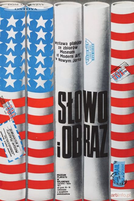 MROSZCZAK Józef | Plakat wystawy SŁOWO I OBRAZ, 1971