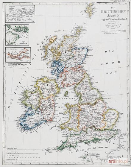 STIELER Adolf | Mapa Wielkiej Brytanii