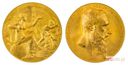 WIENER Charles | MEDAL, WYSTAWA POWSZECHNA W ANTWERPII, 1885