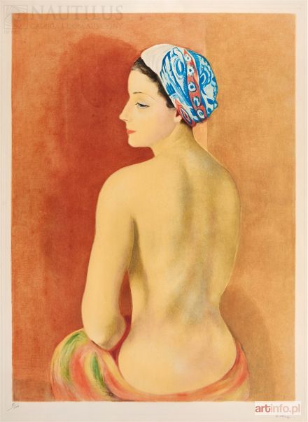 KISLING Mojżesz | Akt w turbanie [Nu au turban], 1952