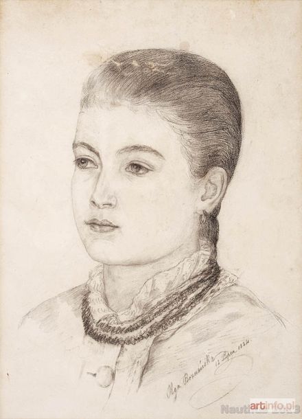 BOZNAŃSKA Olga | Portret młodej dziewczyny, 1882