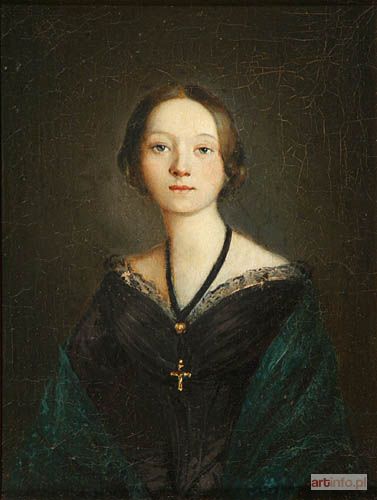 ZARZECKI Mateusz | PORTRET JADWIGI ŁUSZCZEWSKIEJ (DEOTYMY), 1848-1852